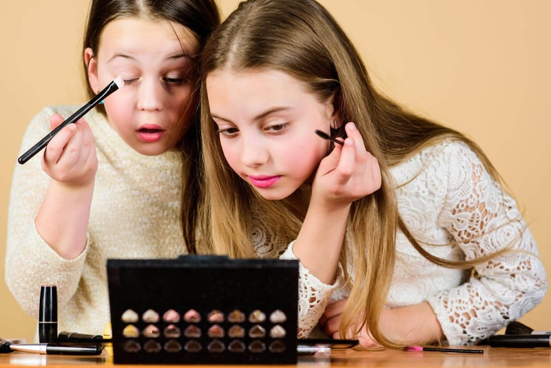 Rutina maquillaje para hijas